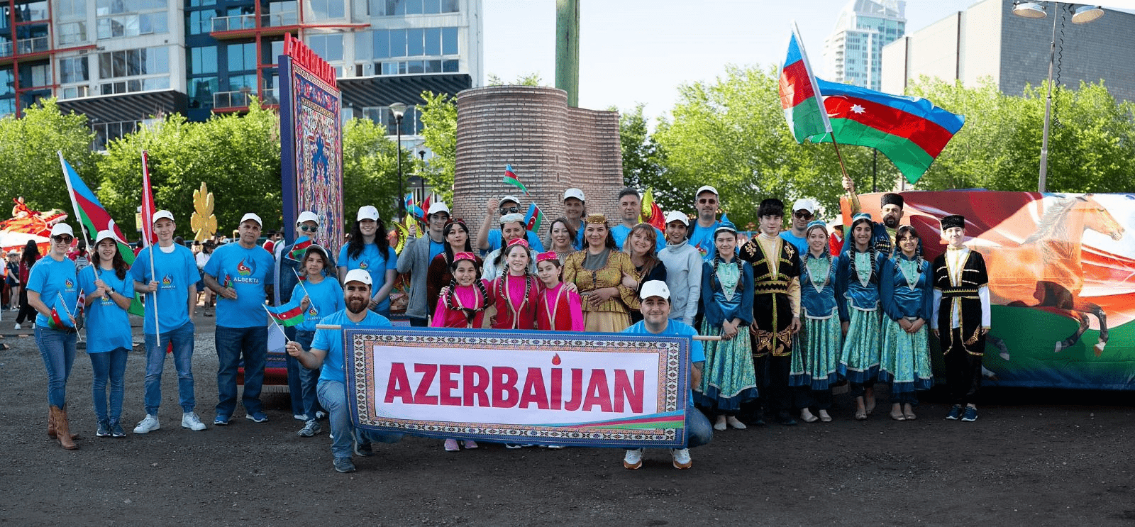 Azerbaijan Debuts at Calgary Stampede Parade